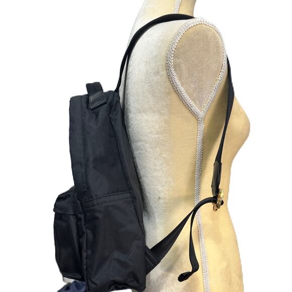 EUC Marc Jacobs‎ Nylon Varsity Black/Gold Tone Backpack main image 5